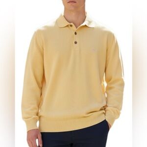 Yellow Long Sleeve Polo Shirt